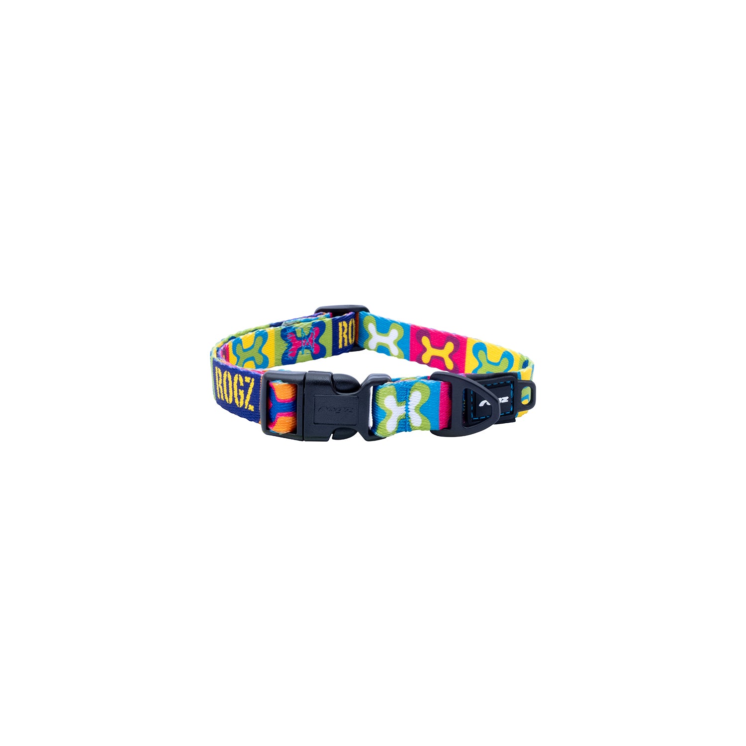 Collar Para Perro, Modelo Fusion De Rogz, Estampado Pop Art. Talla L (21-40kg)_1