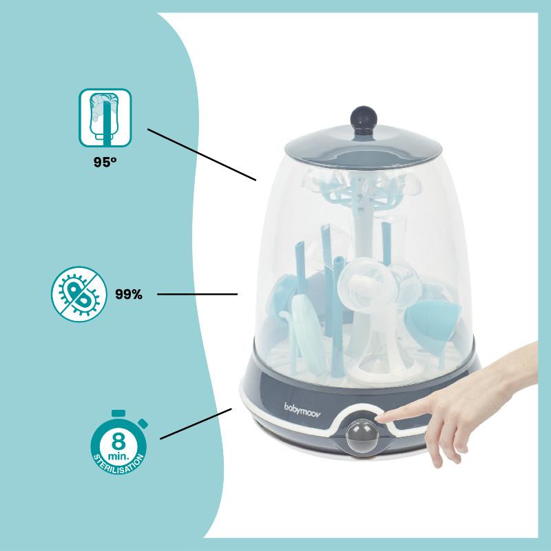 Esterilizador Babymoov Turbo Steam(+) 2 em 1