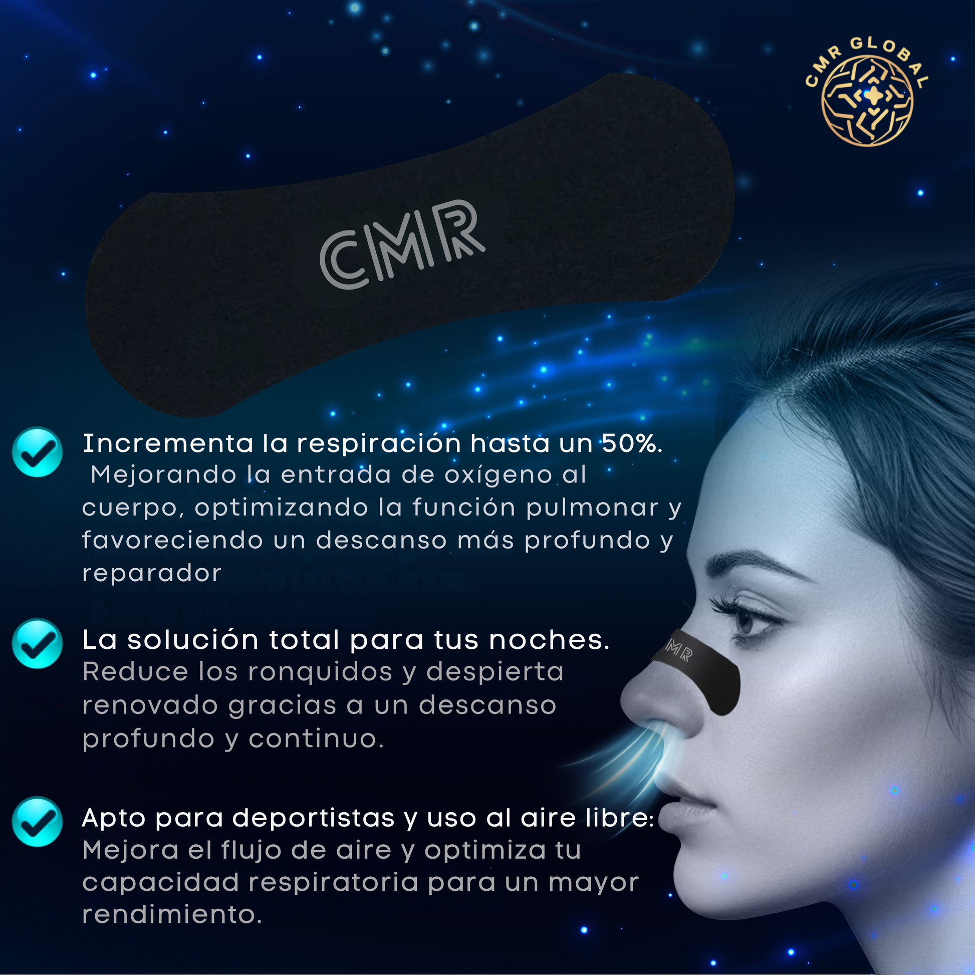 Tiras Nasales PRO Premium CMR Global 60 uds - imagen 4