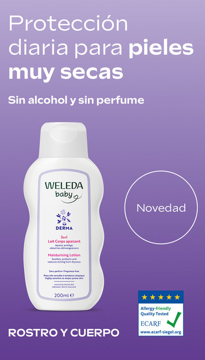 Baby Derma Loción Hidratante Weleda 200 ml