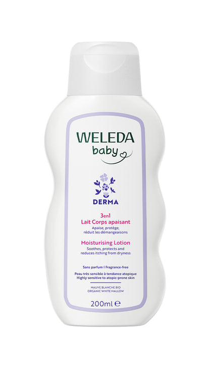 Baby Derma Loción Hidratante Weleda 200 ml