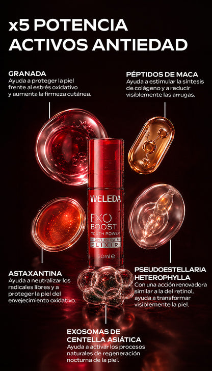 EXO Nigth Repair Elixir Weleda, 30ml