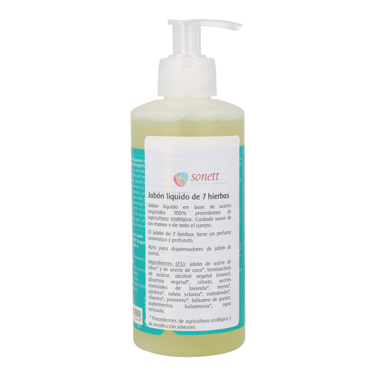 Jabón manos 7 plantas Sonett 300ml