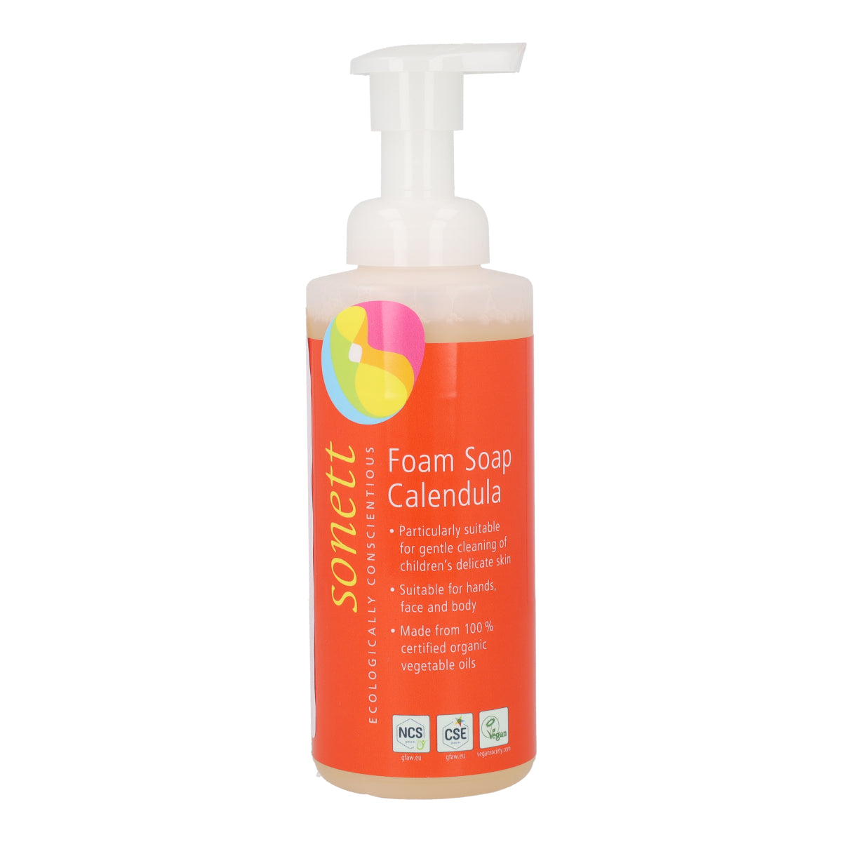 Jabón infantil caléndula en espuma Sonett 200ml