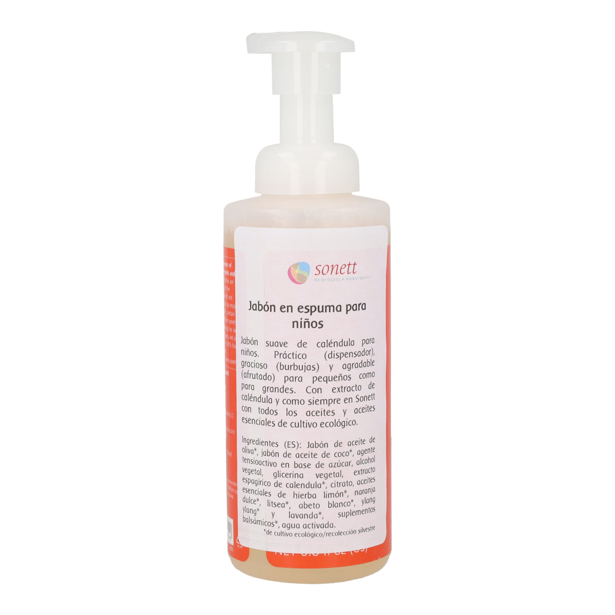 Jabón infantil caléndula en espuma Sonett 200ml
