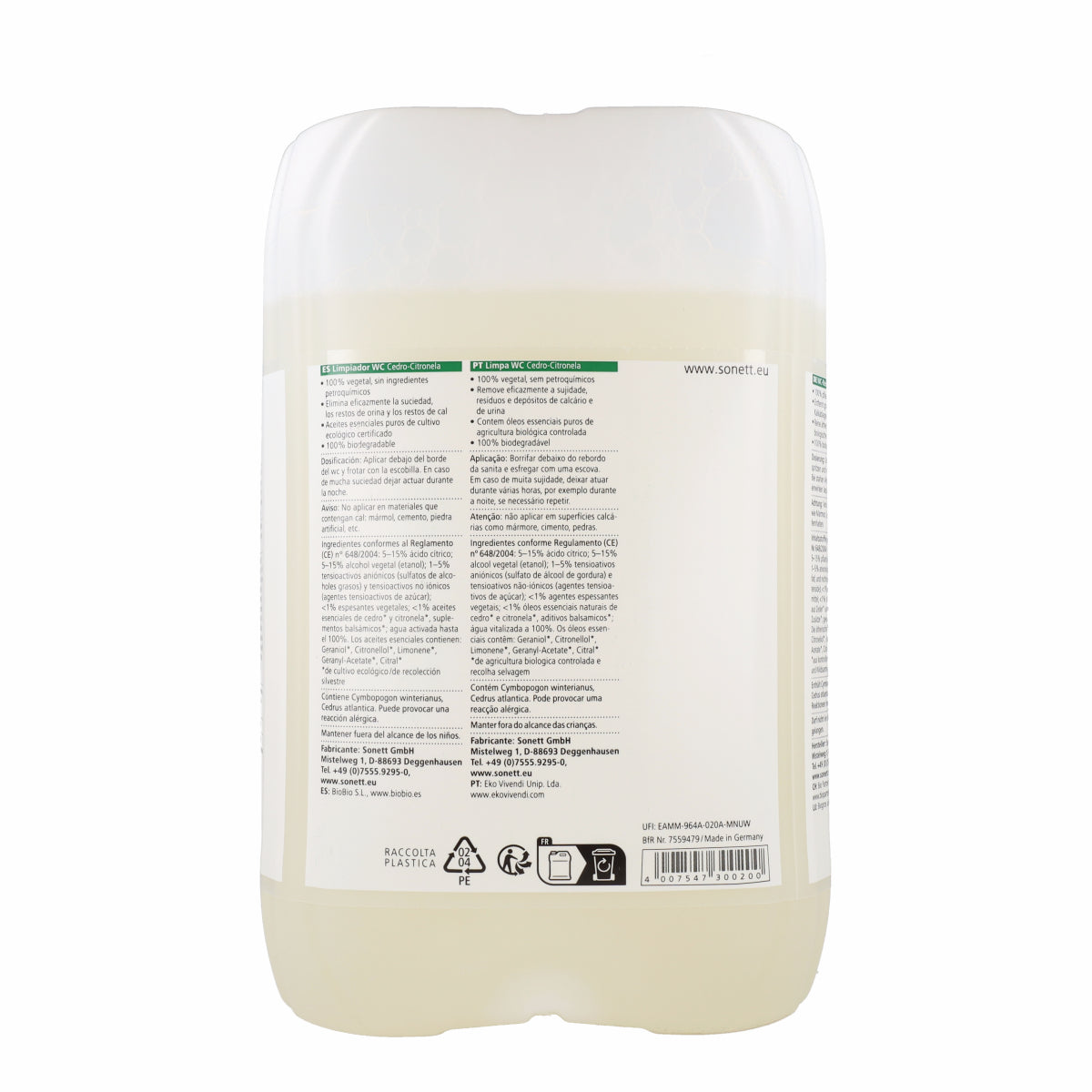 Limpiador WC Sonett 10L