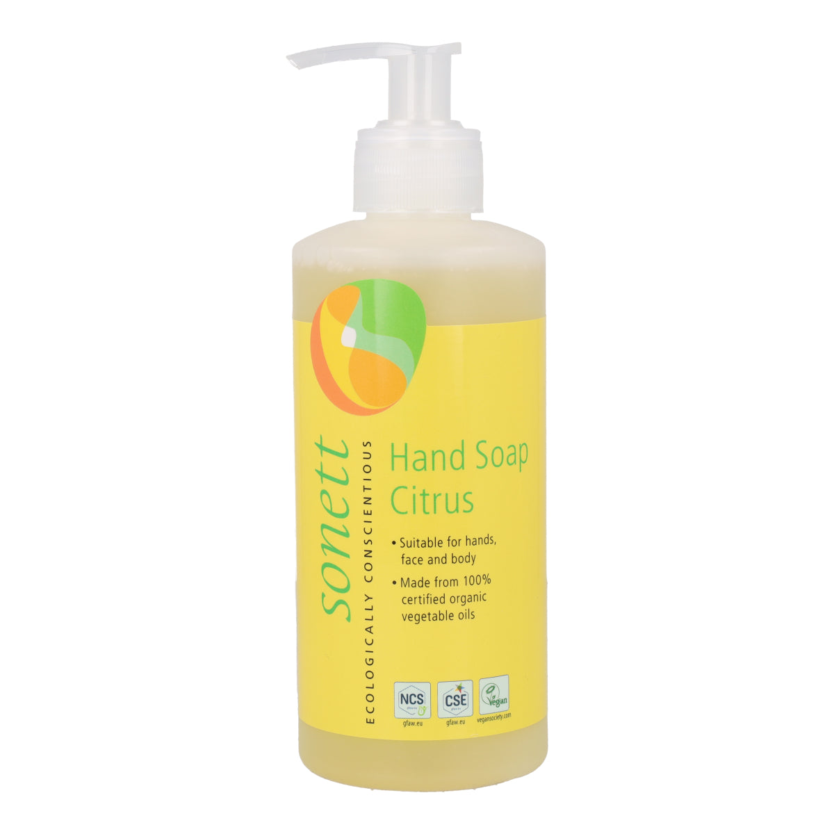 Jabón manos citrus dispensador Sonett 300ml
