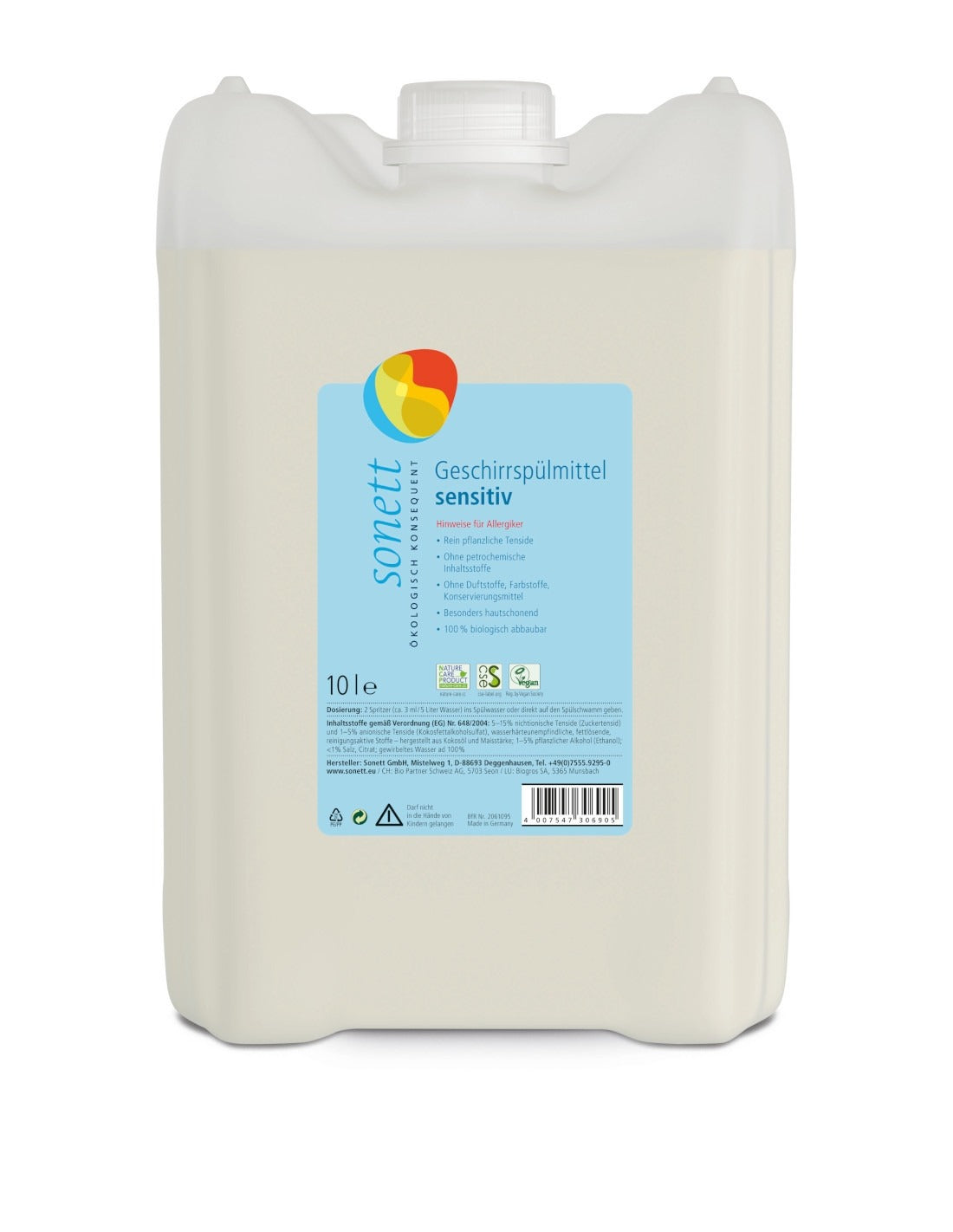 Limpiador Universal Neutral Sonett, 10 Litros