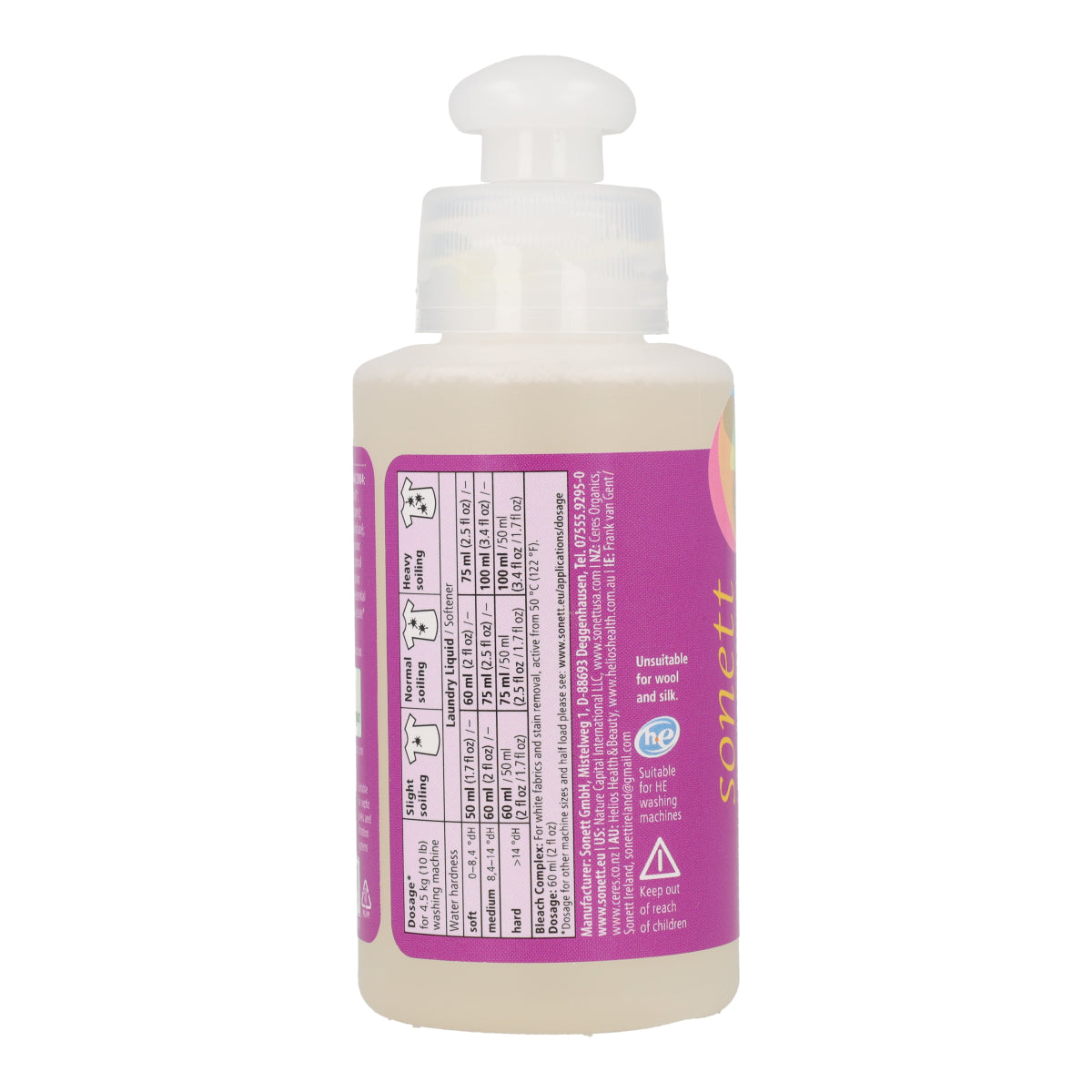 Detergente líquido ropa Sonett 120ml
