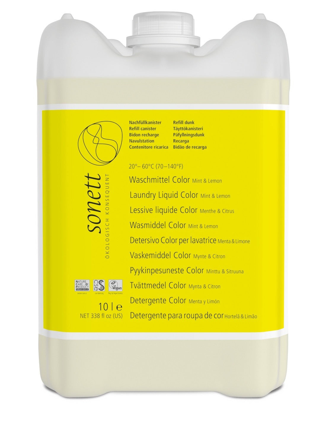 Detergente líquido ropa color Sonett 10L