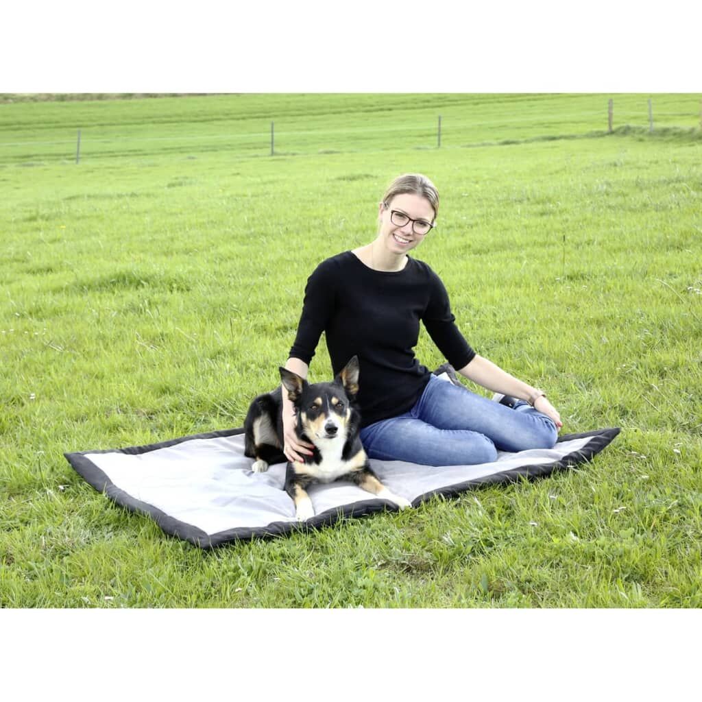Kerbl Manta De Viaje Para Perros 140x100 Cm Gris Y Negro 81265_1