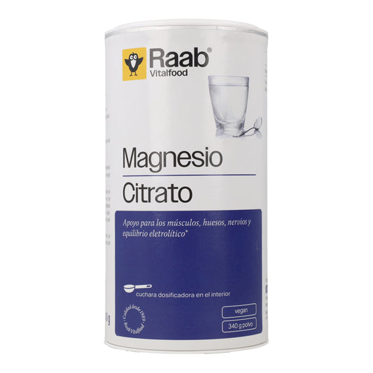 Pó de Citrato de Magnésio Raab 340 g