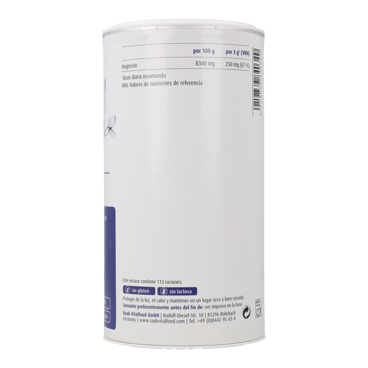 Pó de Citrato de Magnésio Raab 340 g