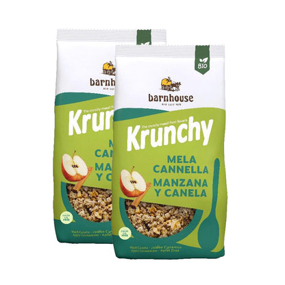 Embalagem de 2 Muesli Crocante de Maçã e Canela BIO, Barnhouse, 750 gr