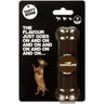 Brinquedo de mastigar para cães Tasty Bone com sabor a chocolate