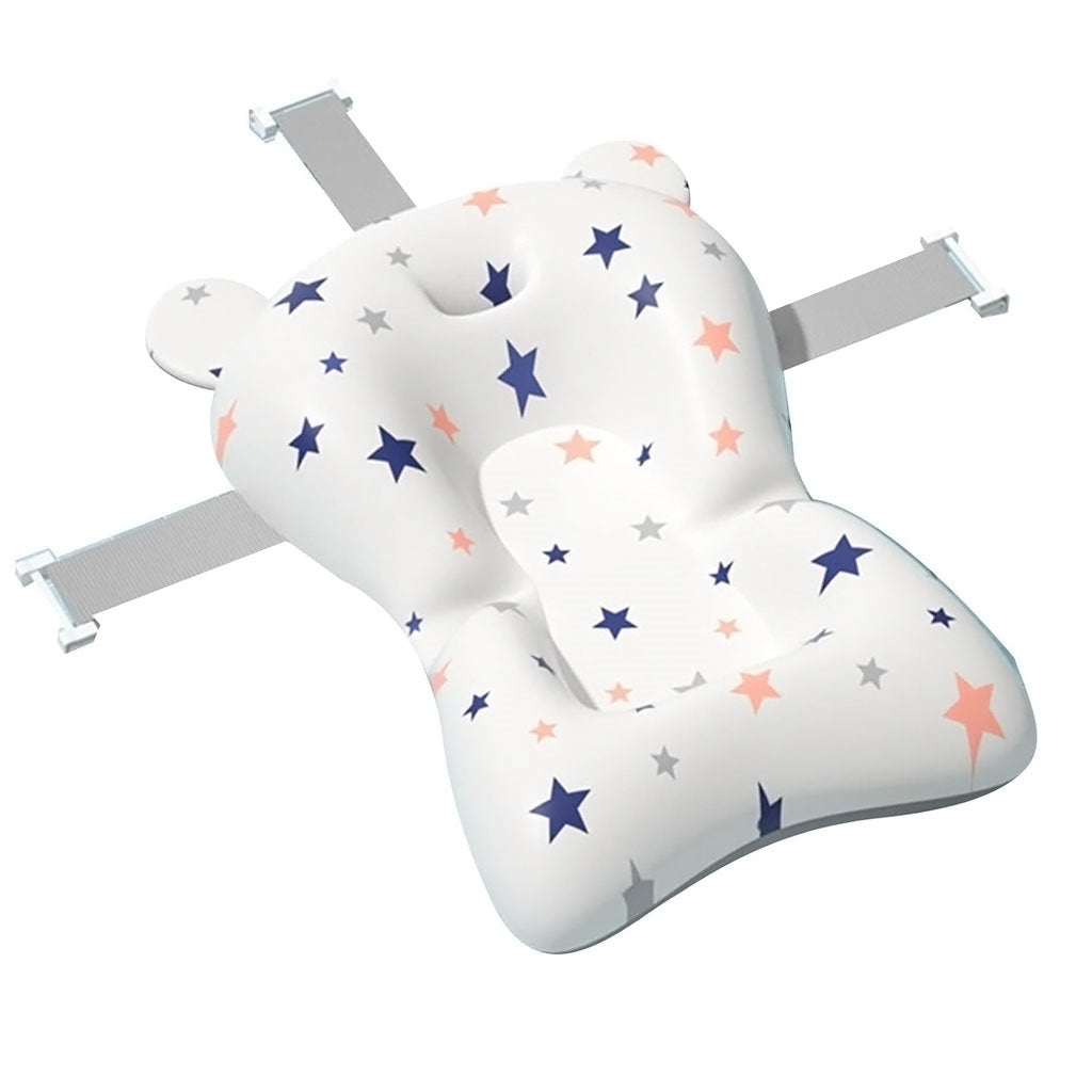 Bathby Cojín De Baño Antideslizante Con Estampado De Estrellas Para Bebés, Cómodo Y Seguro