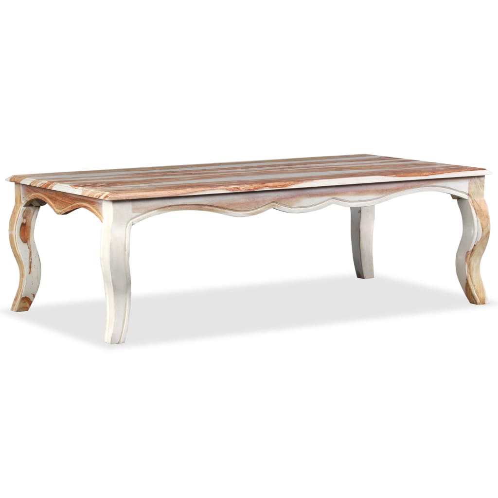 Mesa De Centro De Madera Maciza De Sheesham 110x60x35 Cm_1