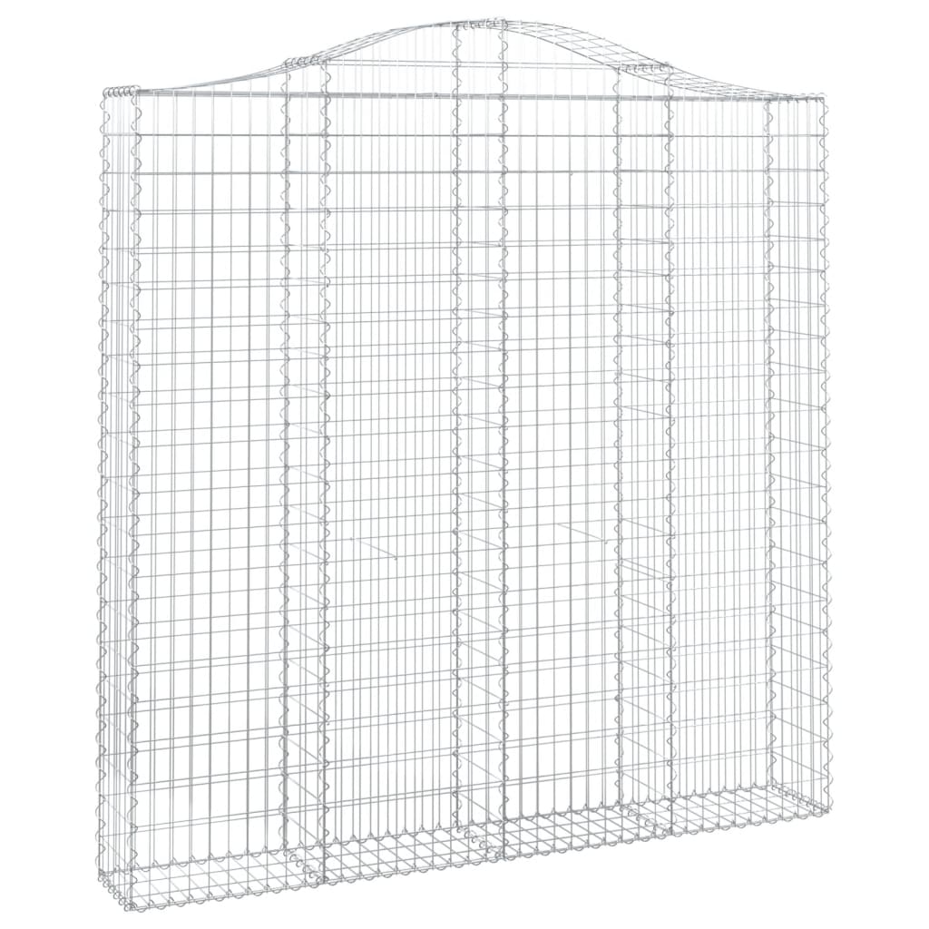 Cestas De Gaviones 4 Uds Forma De Arco Hierro 200x30x200/220 Cm_2