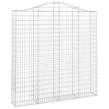 Cestas De Gaviones 4 Uds Forma De Arco Hierro 200x30x200/220 Cm_2