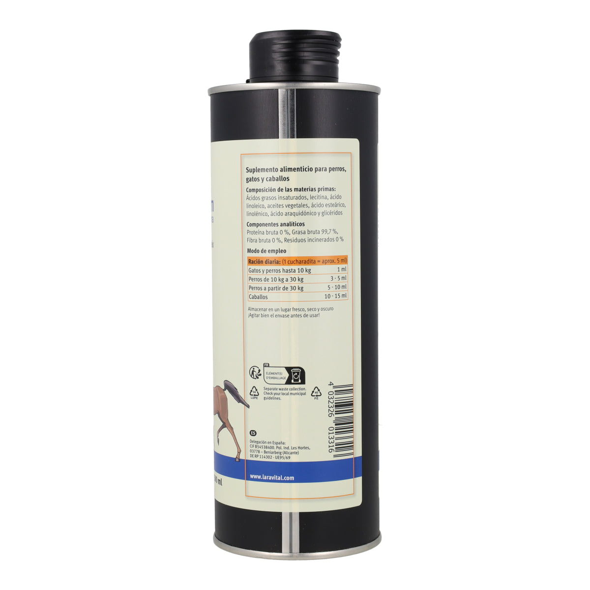 Lupo Derm Aceite 500 ml + Lecitina para el Pelo y la Piel