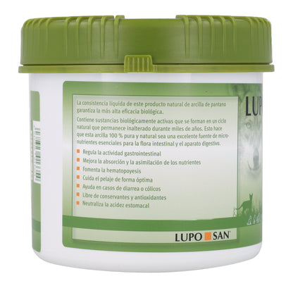 Lupo Moorliquid Arcilla líquida Natural para el Bienestar Intestinal Luposan Arcilla 500g
