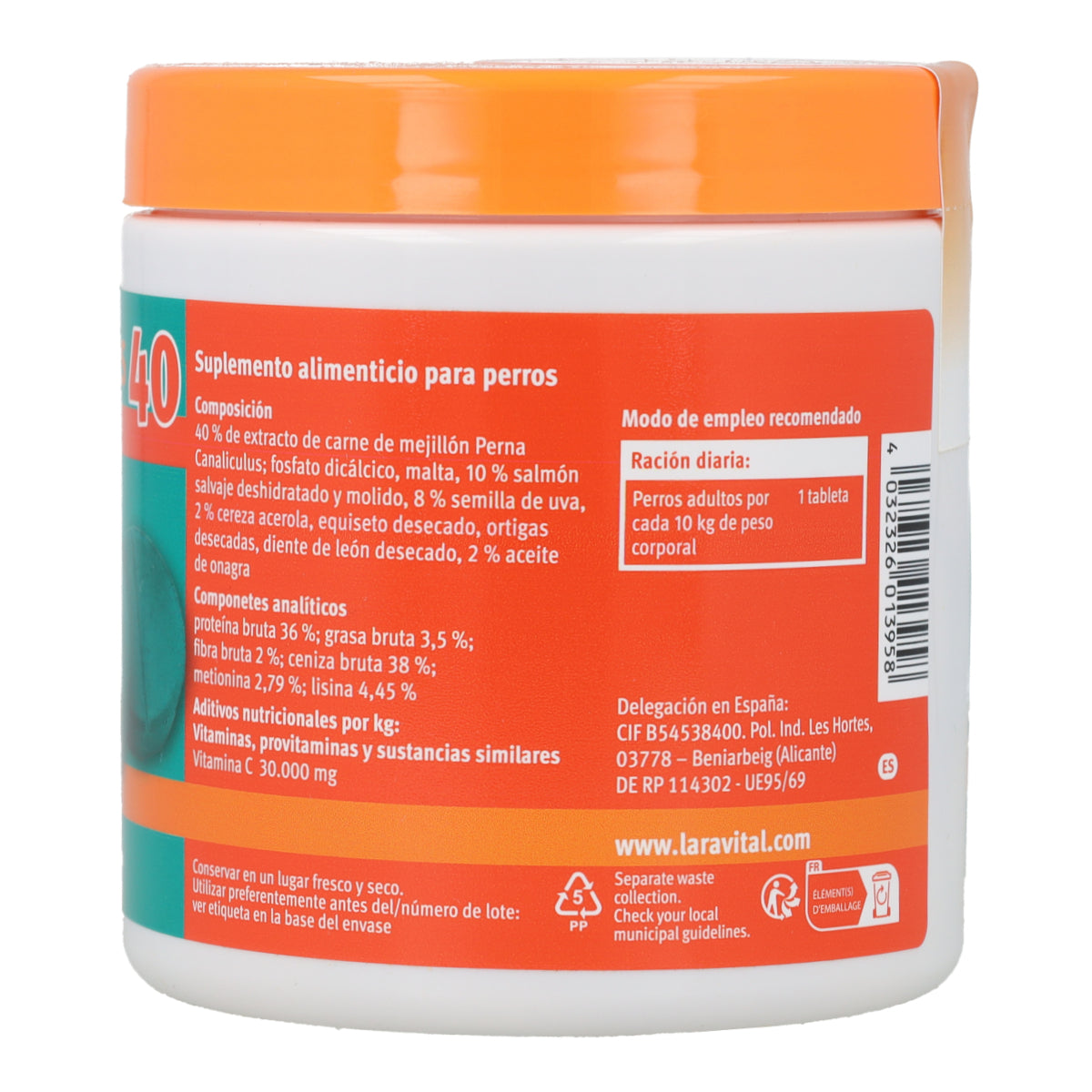 Lupo Gelenk40 Pastillas 90 u Condroprotector Natural en Comprimidos para Perros