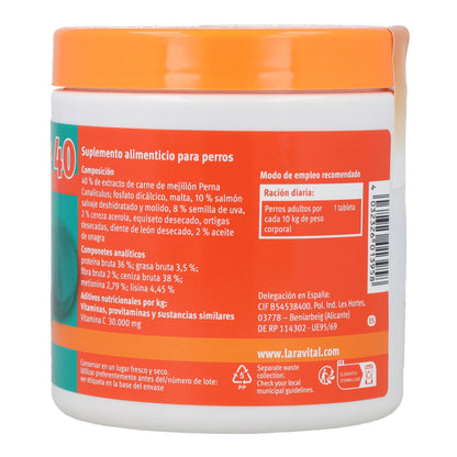 Lupo Gelenk40 Pastillas 90 u Condroprotector Natural en Comprimidos para Perros