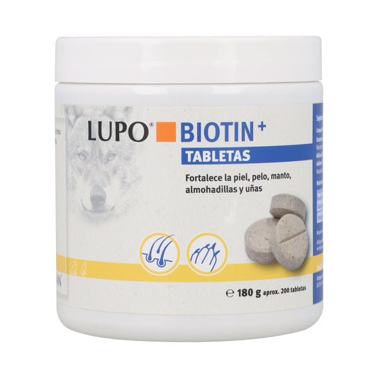 Lupo Biotin+ Pastillas 200 u Mejora la Piel, Pelo y Uñas