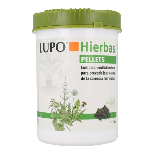 Lupo kräuter Multivitamínico 100% Natural para Perros Pellet 675 g