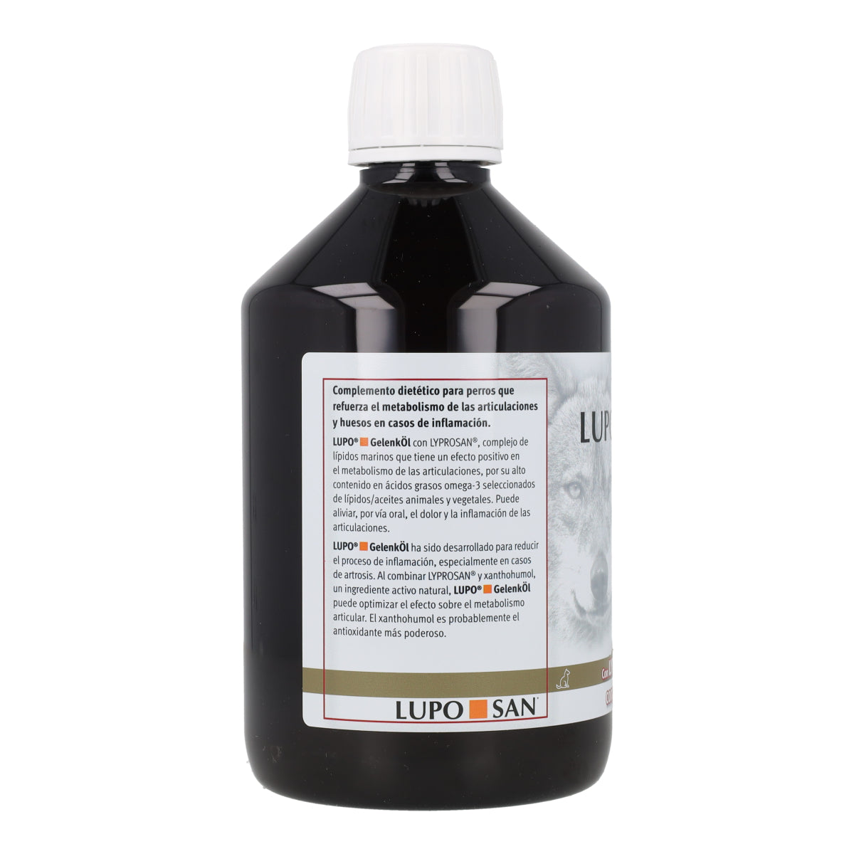Lupo Gelenköl Aceite Condroprotector para Perros Lopusan 500 ml
