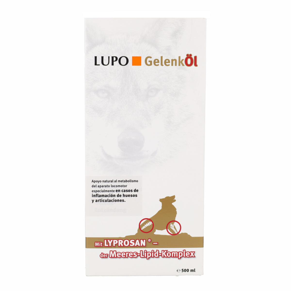 Lupo Gelenköl Aceite Condroprotector para Perros Lopusan 500 ml