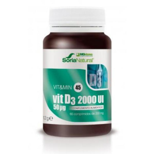 Vitamina D3 2.000 UI · Dose MG · 60 comprimidos