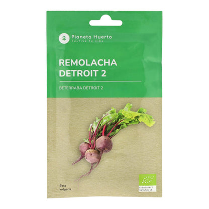 Sementes de beterraba biológicas Detroit 2 Planet Garden