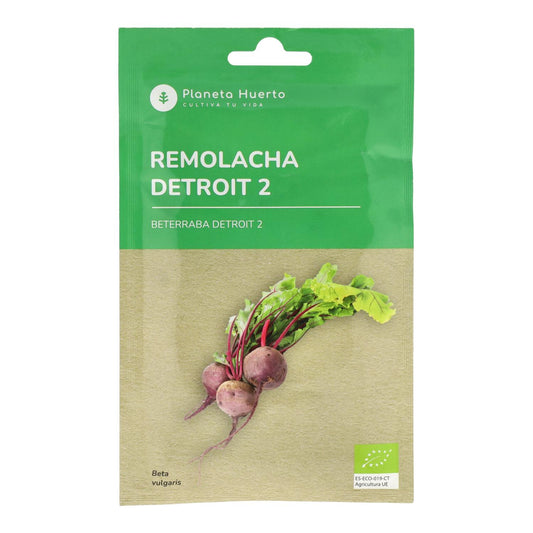 Sementes de beterraba biológicas Detroit 2 Planet Garden