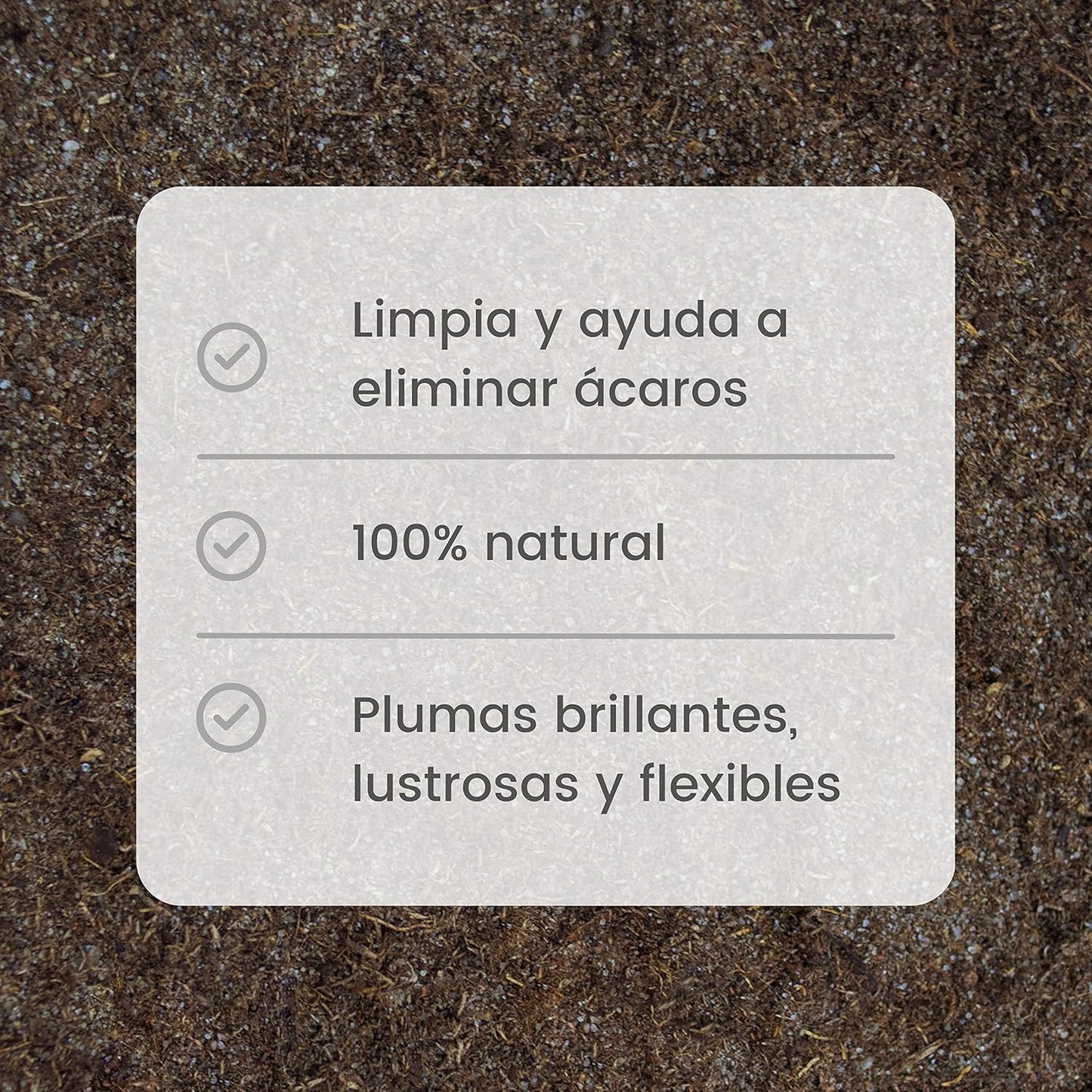 Baño De Arena Para Gallinas - Desparasitante Natural Para Aves De Corral - Arena Para Que Las Gallinas Se Revuelquen_1