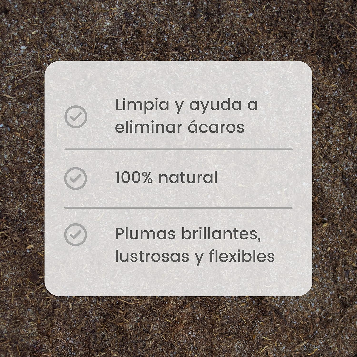 Baño De Arena Para Gallinas - Desparasitante Natural Para Aves De Corral - Arena Para Que Las Gallinas Se Revuelquen_1