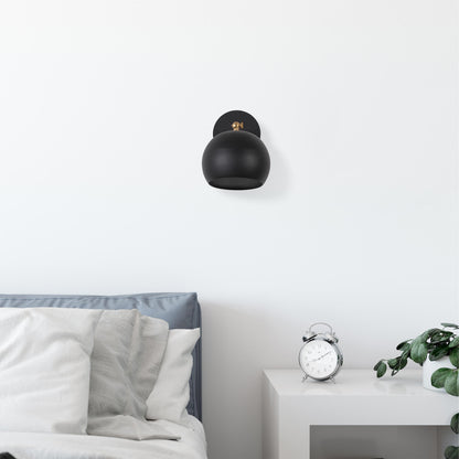 Aplique De Pared, Metal , Negro, 15x28x21, Casquillo E 27 Max 40 W_5