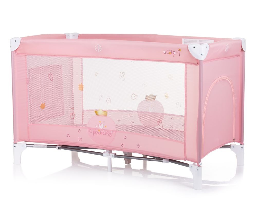 Cuna De Viaje Capri Princess Pink_0