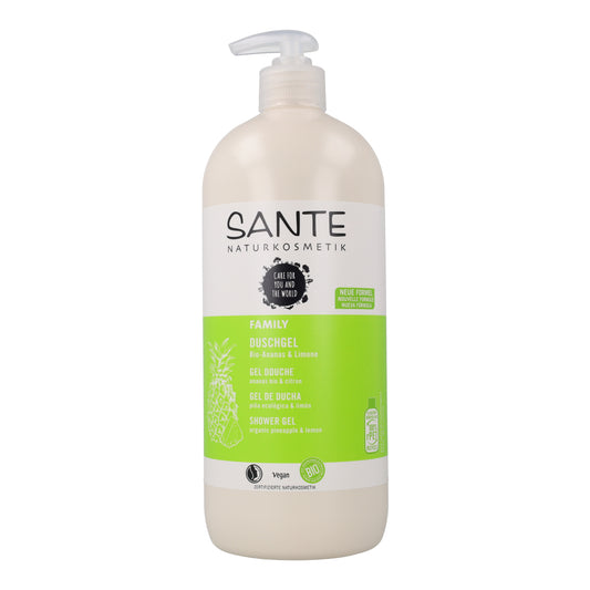 Gel de banho biológico de ananás e limão Sante 950 ml