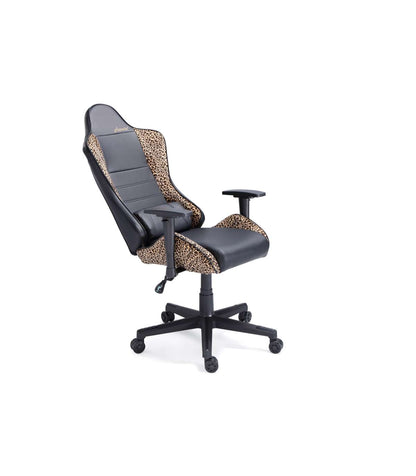 Sillón Gamer Giratorio Y Reclinable Jordan Tapizado En Símil Piel Negro/leopardo, 123-133 Cm(alto)70 Cm(ancho)70 Cm(largo)_5