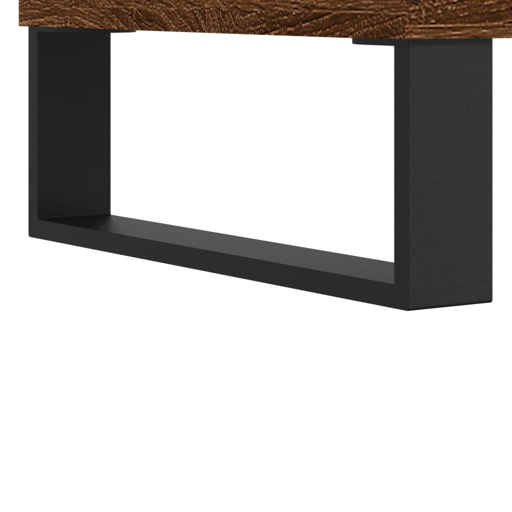 Aparador Alto Madera Contrachapada Roble Marrón 40x36x110 Cm / Vetonek_3