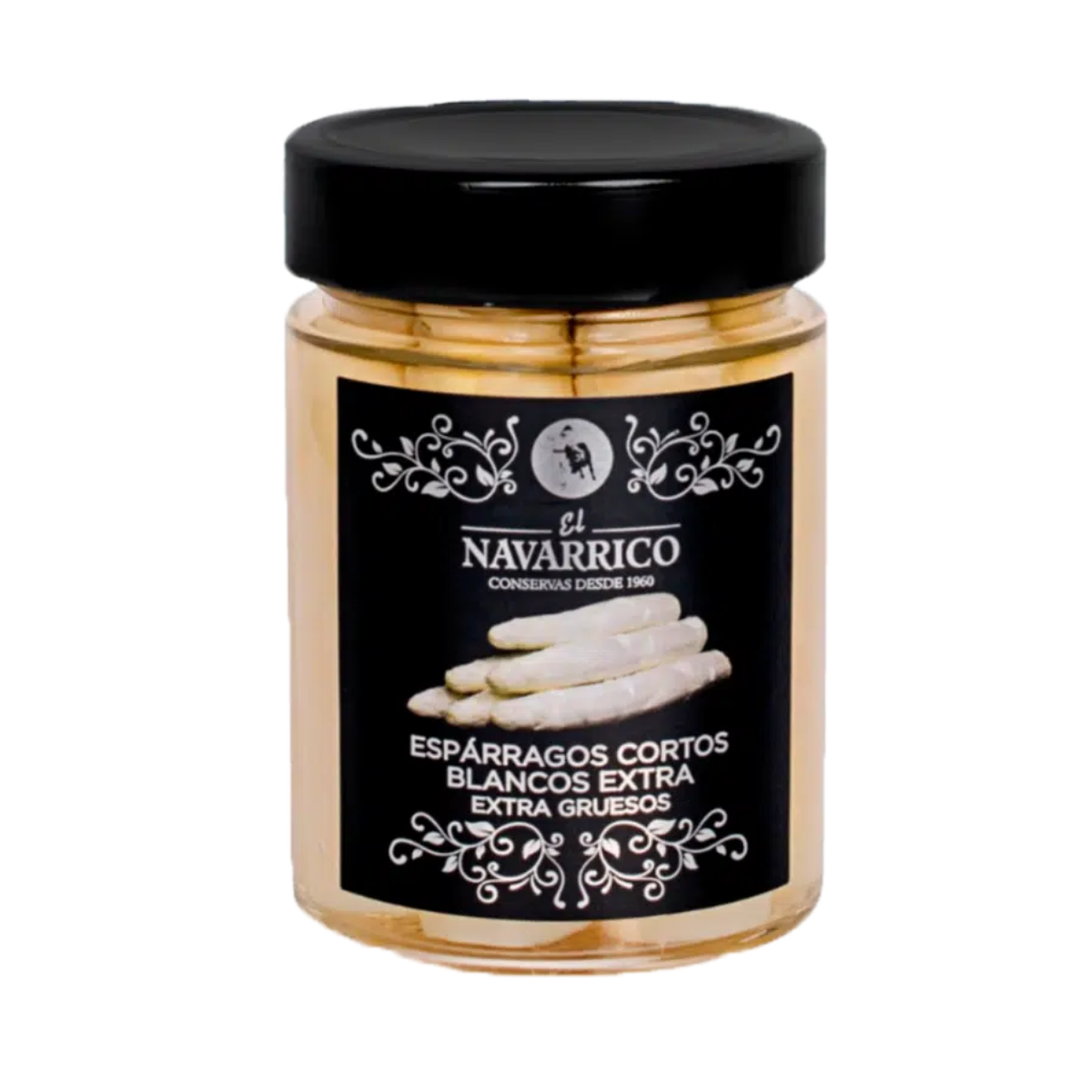 Espargos Brancos Curtos Black Label 314 ml El Navarrico