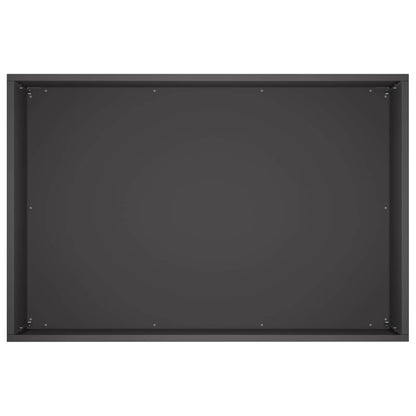 Macetero De Jardín 2 Uds. Negro 60 X 40 X 40 Cm_4