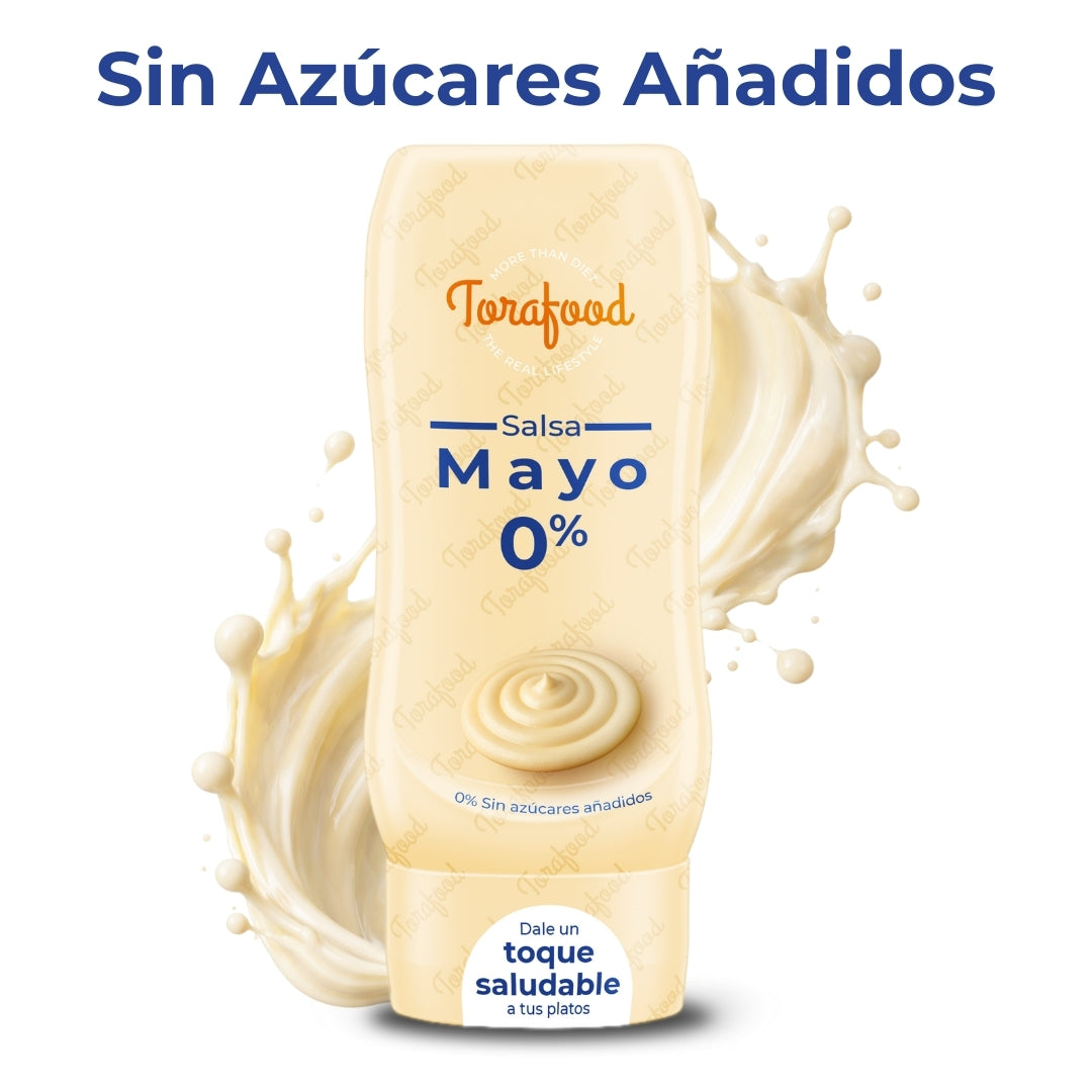 Salsa Zero Mayo 0 % Azucares Añadidos 330ml Torafood_2