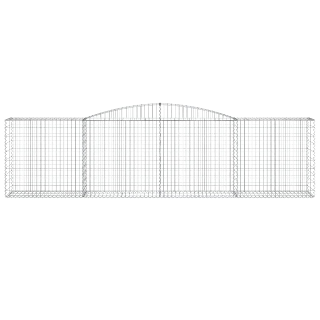 Cestas De Gaviones 25 Uds Forma De Arco Hierro 400x50x100/120cm_3