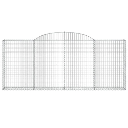 Cestas De Gaviones 2 Uds Forma De Arco Hierro 300x50x120/140 Cm_3
