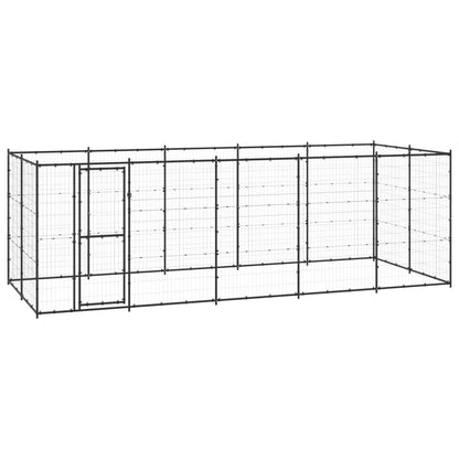 Vidaxl Perrera De Exterior De Acero 12,1 M²_0
