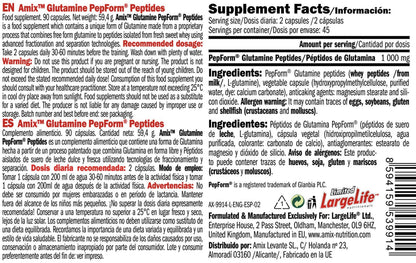 Péptidos De Glutamina Pepform - 90 Cápsulas - Glutamina - Amix Nutrition_5
