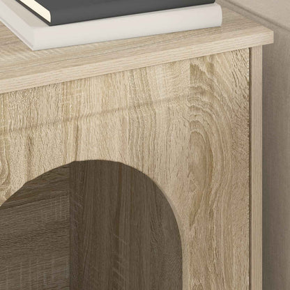Casa Para Gatos Sonoma 53 X 52 X 62 Cm Madera De Ingeniería_3
