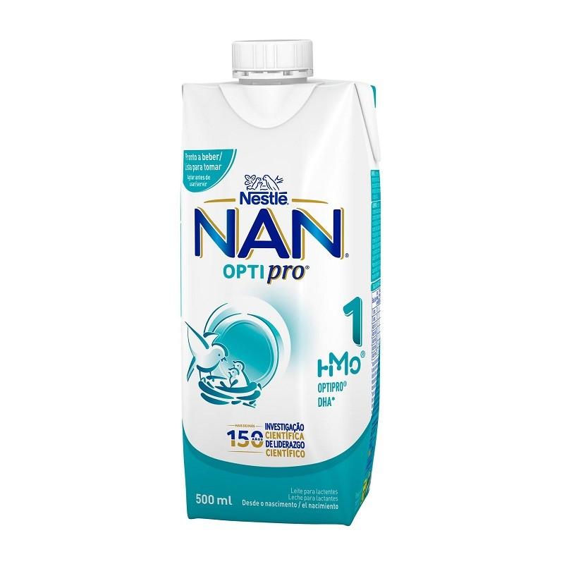 Leite Líquido Nan Optipro 1 para começar desde o primeiro dia Nestlé 500ml